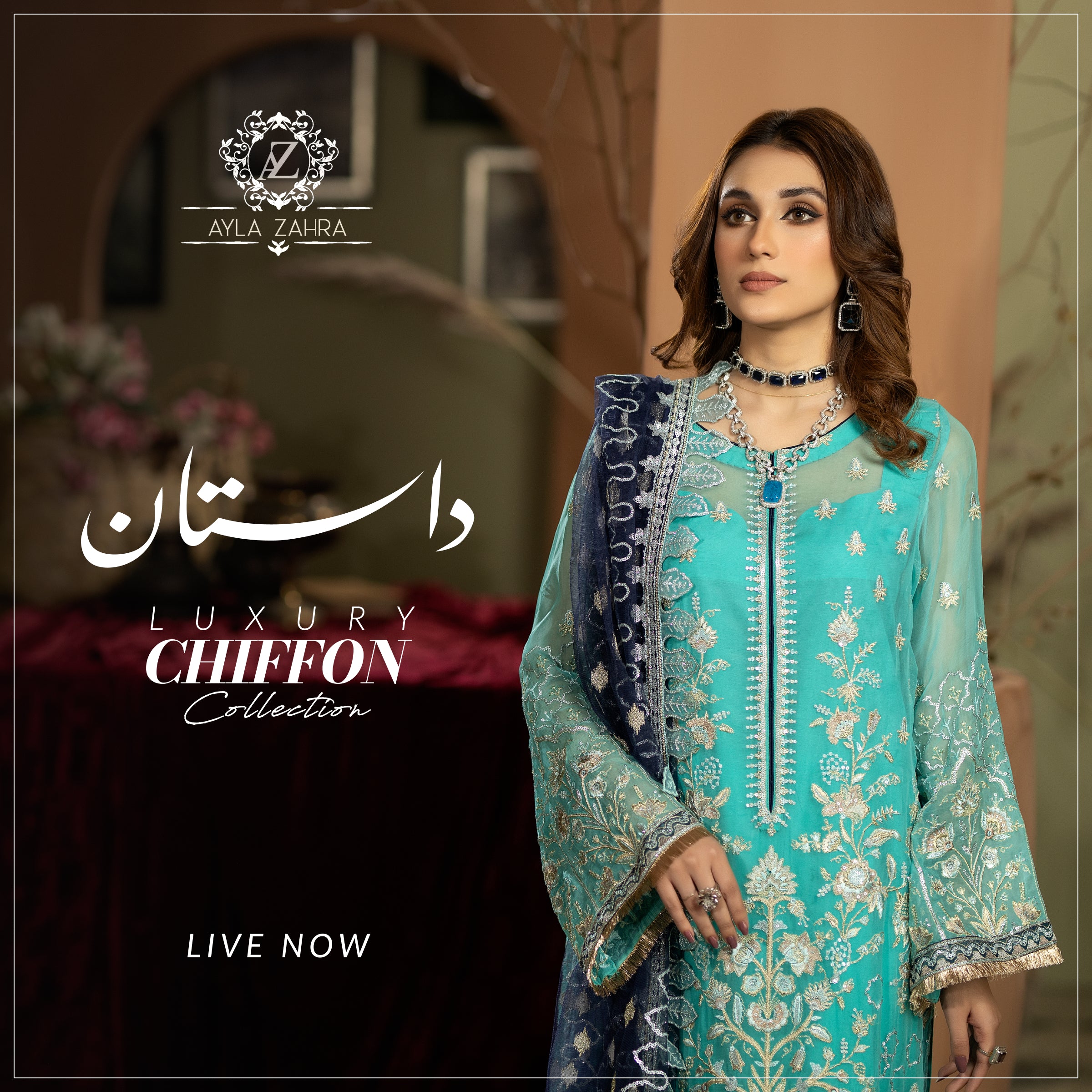 Dastaan (Luxury Chiffon)
